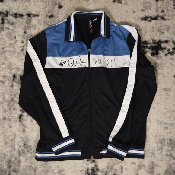Y2K Quiksilver Zip Up Track-Suit Jacket - Picture 1 of 10